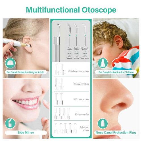 Digital Otoscope WiFi Earpick Camera Visual Endoscope, Ear Scope with 19 Ear Cleaner Tools for iOS, Android - Toytexx Digital Otoscope WiFi Earpick Camera Visual Endoscope, Ear Scope with 19 Ear Cleaner Tools for iOS, Android - Toytexx